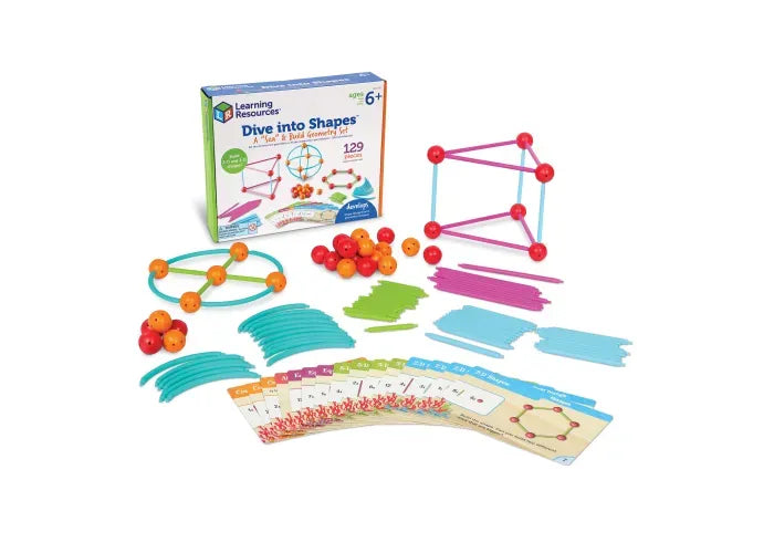 Learning Resources Dive into Shapes! ™ A "Sea" and Build Geometry Set