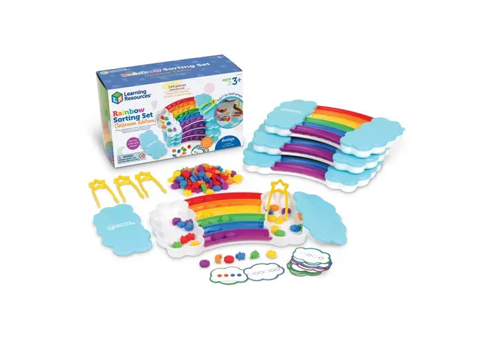 Learning Resources Rainbow Sorting Classroom Activity Set
