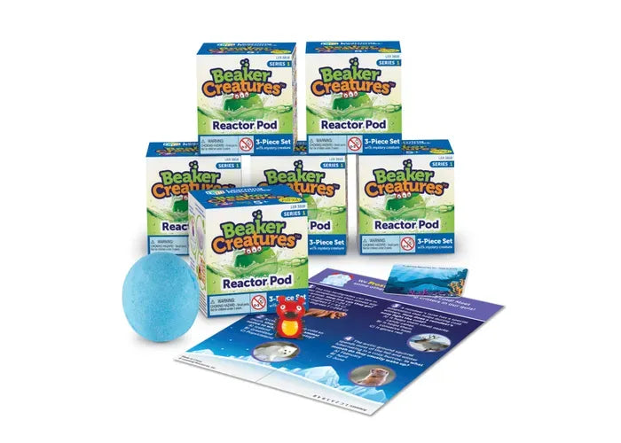 Learning Resources Beaker Creatures ® 6-Pack Reactor Pods, Series 1