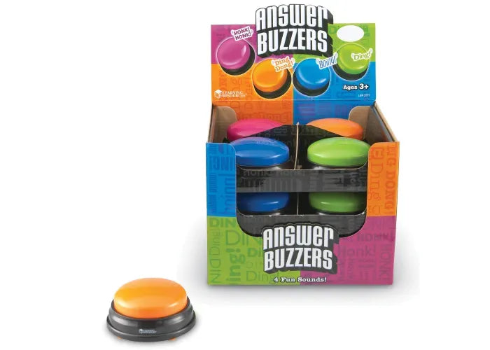 Learning Resources Answer Buzzers, Set of 12