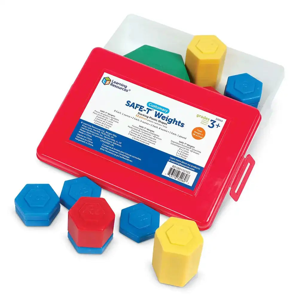 Learning Resources Customary SAFE-T ® Weight Set