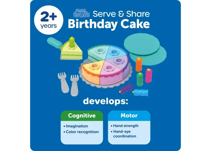 Learning Resources New Sprouts ® Serve & Share Birthday Cake