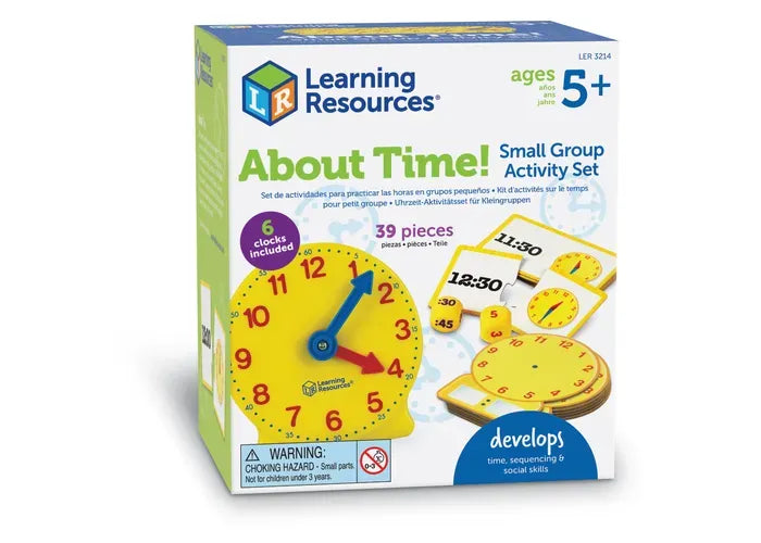 Learning Resources About Time! Small Group Activity Set