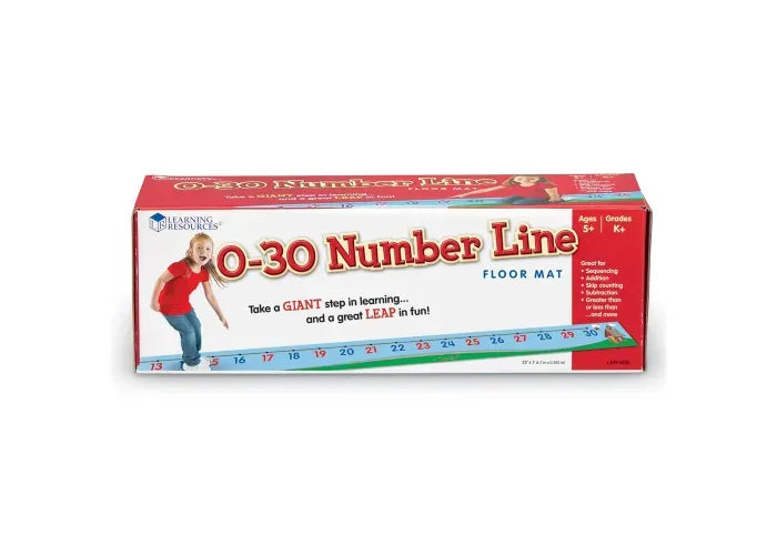 Learning Resources 0-30 Number Line Floor Mat