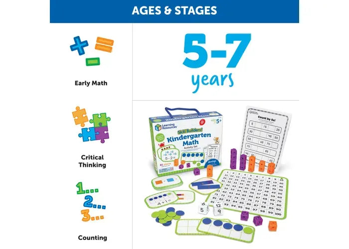 Learning Resources Skill Builders! Kindergarten Math