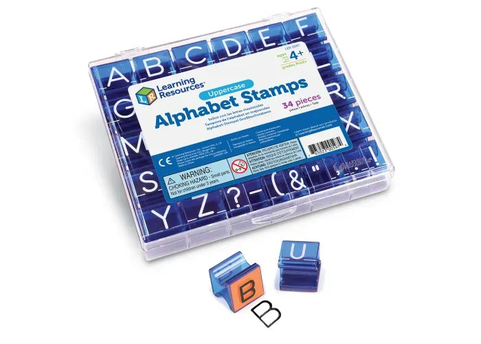 Learning Resources Uppercase Alphabet Stamps Set
