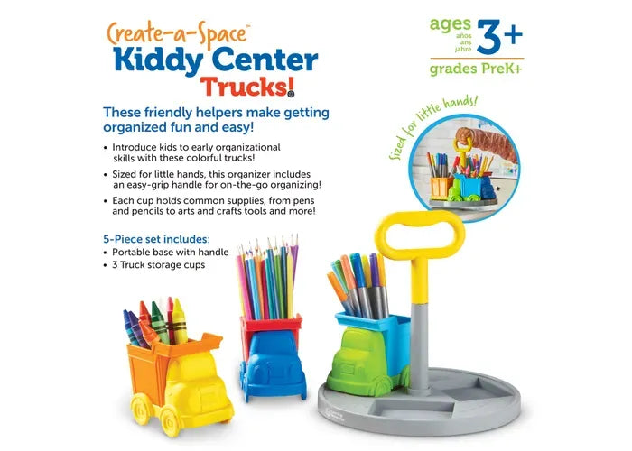 Learning Resources Create-a-Space ™ Kiddy Caddy: Trucks!