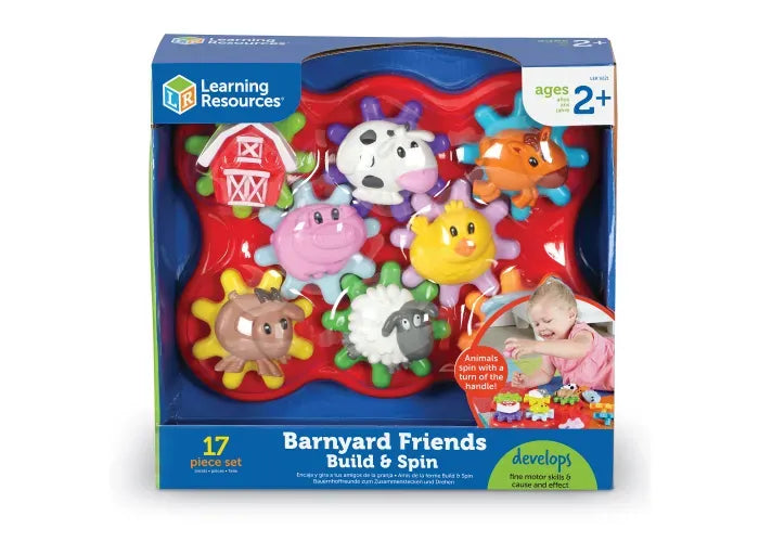 Learning Resources Barnyard Friends Build & Spin