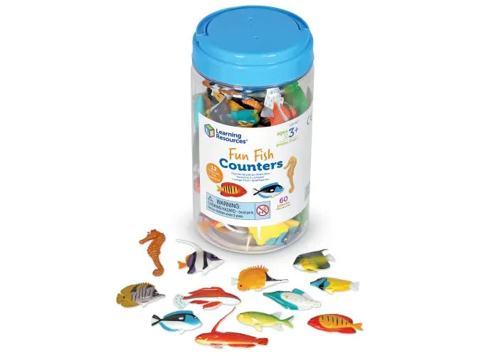 Learning Resources Fun Fish Counters, Set of 60