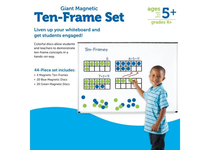 Learning Resources Giant Magnetic Ten-Frame Set