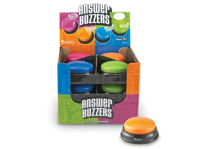 Learning Resources Answer Buzzers, Set of 12