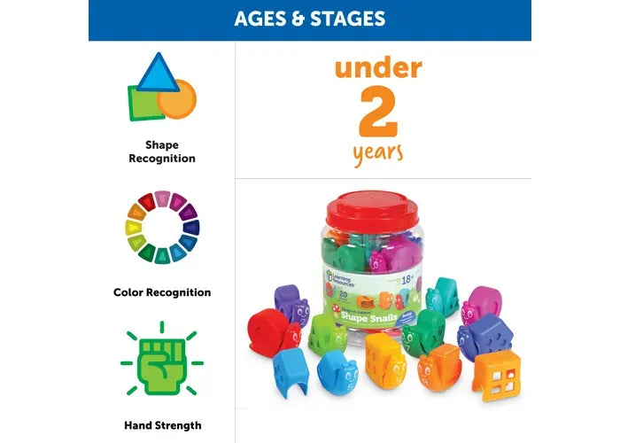Learning Resources Snap-n-Learn ™ Shape Snails