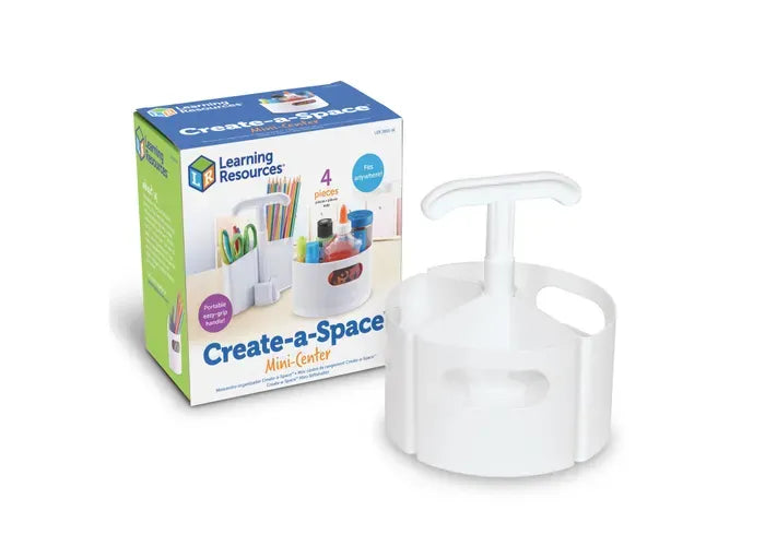 Learning Resources Create-a-Space ™ Mini-Center - White