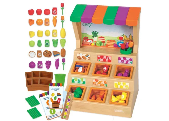 Learning Resources Mini Farmstand Sorting Set