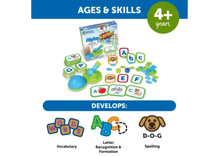 Learning Resources Alphablast! Letter & Spelling Game