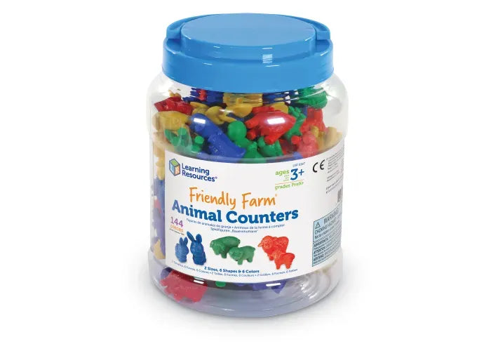 Learning Resources Friendly Farm ® Animal Counters, Set of 144