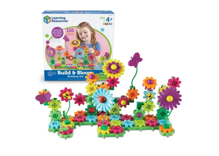 Learning Resources Gears! Gears! Gears! ® Build & Bloom Building Set