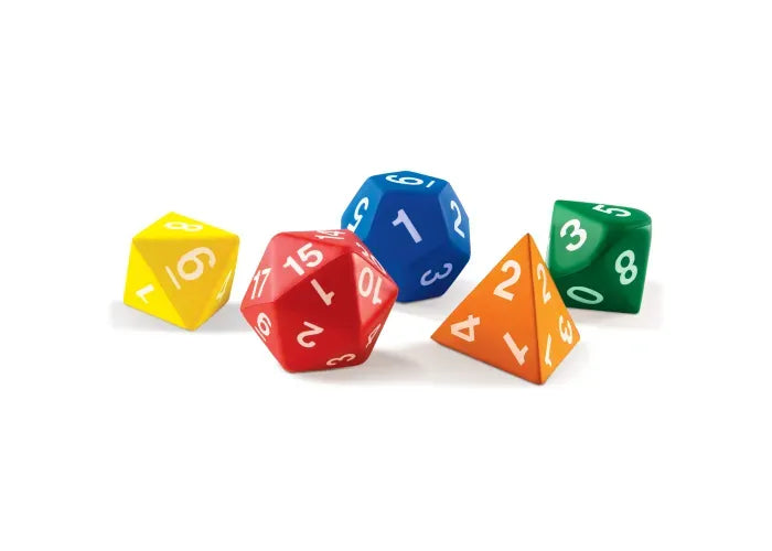 Learning Resources Jumbo Foam Polyhedral Dice