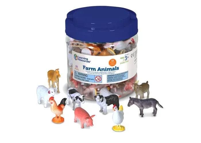 Learning Resources Farm Animal Counters, Set of 60