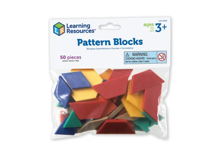 Learning Resources Pattern Blocks Smart Pack, Set of 50