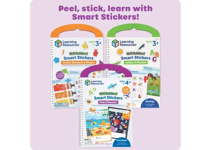 Learning Resources Skill Builders! Smart Stickers - Find It Phonics