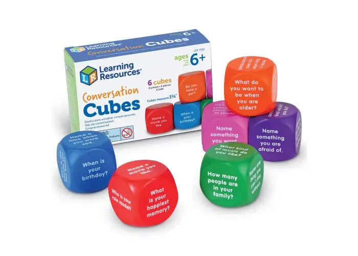 Learning Resources Conversation Cubes