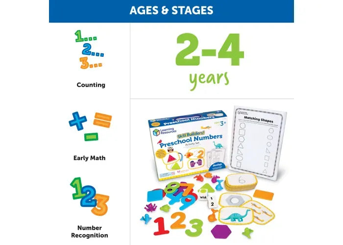 Learning Resources Skill Builders! Preschool Numbers