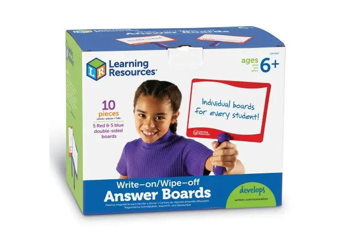 Learning Resources Write & Wipe Answer Boards