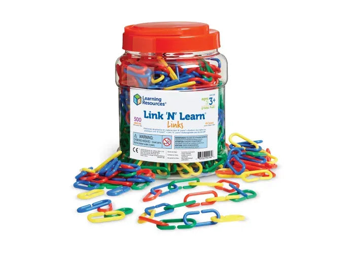 Learning Resources Link 'N' Learn ® Links - 4 Colors, Set of 500