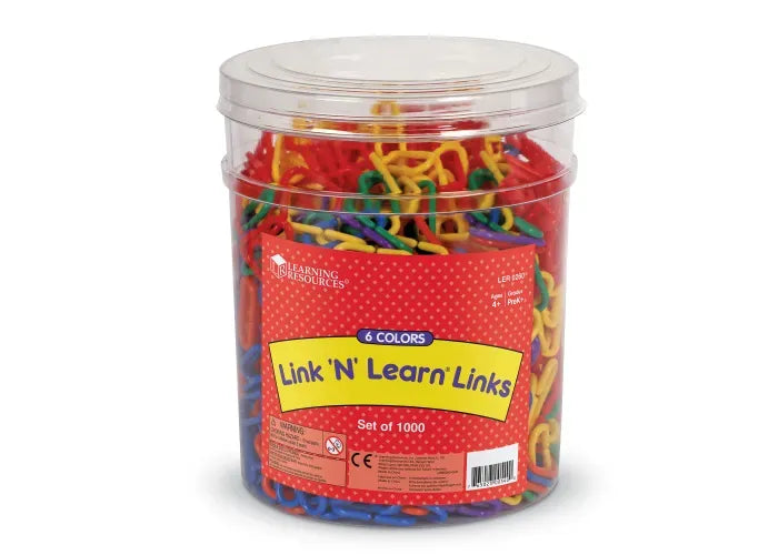 Learning Resources Link 'N' Learn ® Links - 6 Colors, Set of 1000