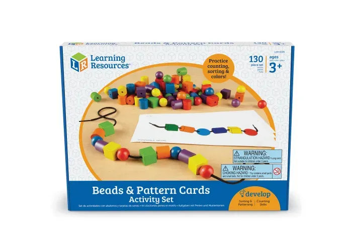 Learning Resources Beads & Pattern Cards Activity Set