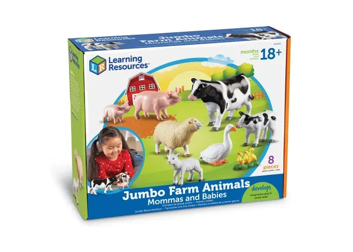 Learning Resources Jumbo Farm Animals - Mommas and Babies