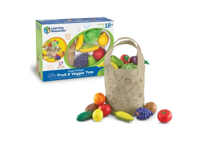 Learning Resources New Sprouts ® Fruit & Veggies Tote