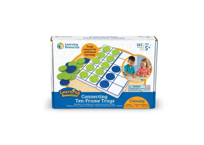 Learning Resources Connecting Ten-Frame Trays