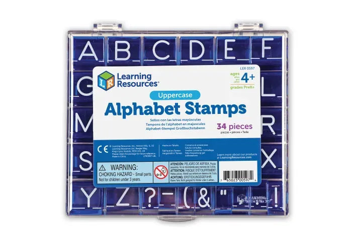 Learning Resources Uppercase Alphabet Stamps Set