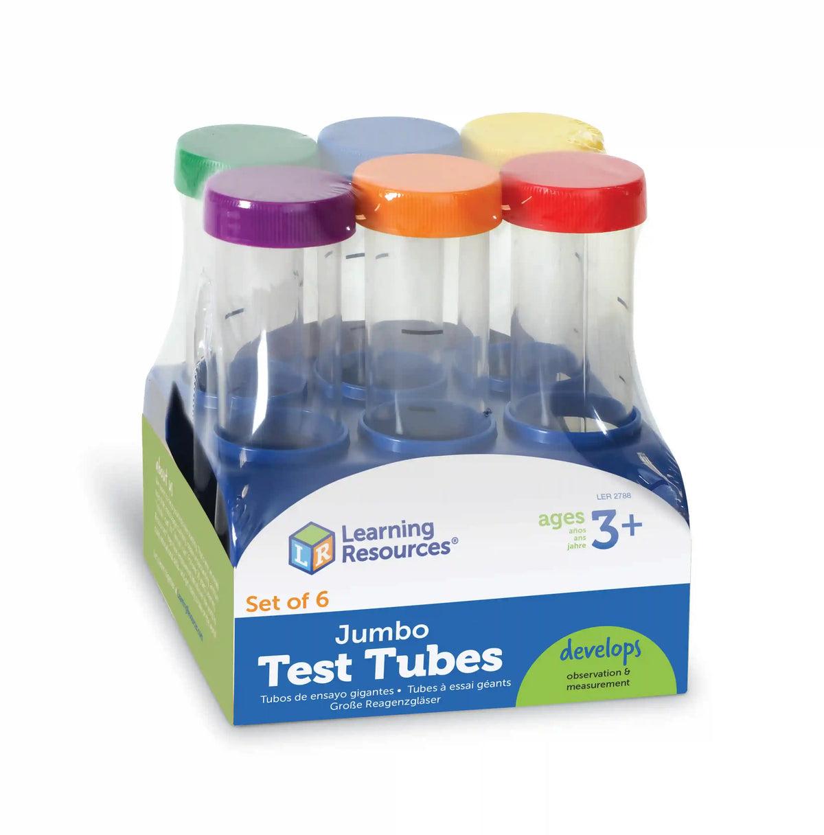 Learning Resources Primary Science ® Jumbo Test Tubes with Stand