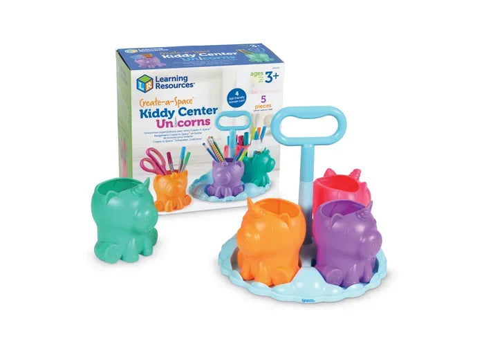 Learning Resources Create-a-Space ™ Kiddy Center: Unicorns