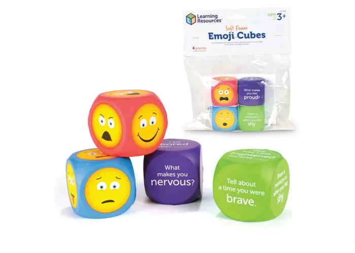 Learning Resources Soft Foam Emoji Cubes