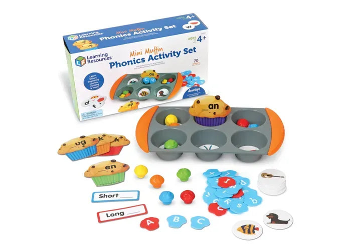 Learning Resources Mini Muffin Phonics Activity Set