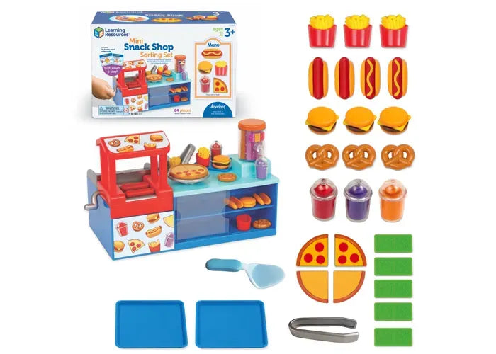 Learning Resources Mini Snack Shop Sorting Set