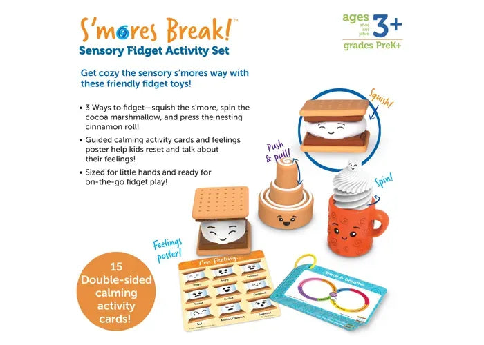 Learning Resources S’mores Break! ™ Sensory Fidget Activity Set