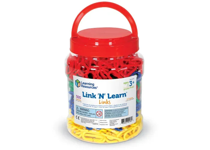 Learning Resources Link 'N' Learn ® Links - 4 Colors, Set of 500