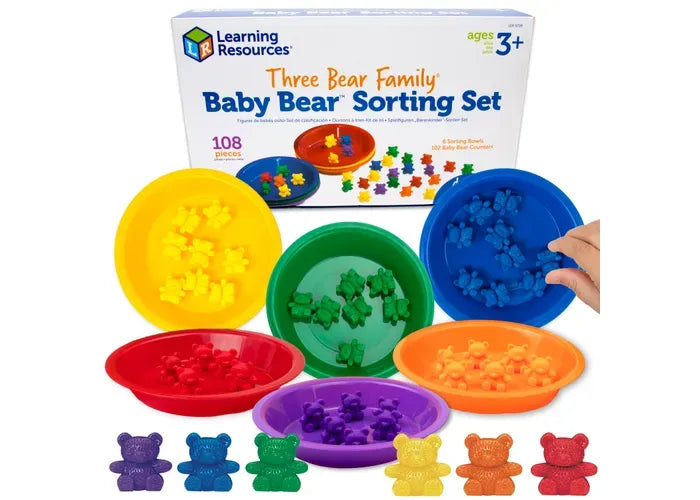 Learning Resources Three Bear Family ® Baby Bear ™ Sorting Set