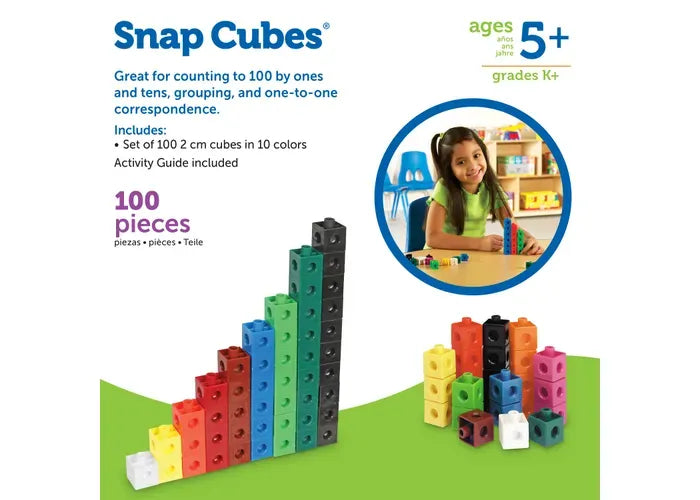 Learning Resources Snap Cubes ® , Set of 100