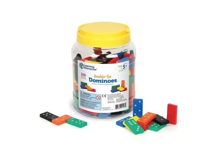 Learning Resources Double-Six Wooden Dominoes
