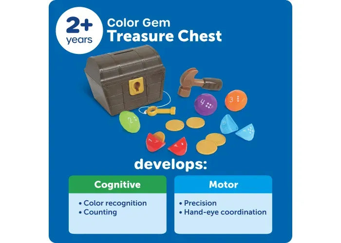 Learning Resources Gem Surprise Treasure Chest