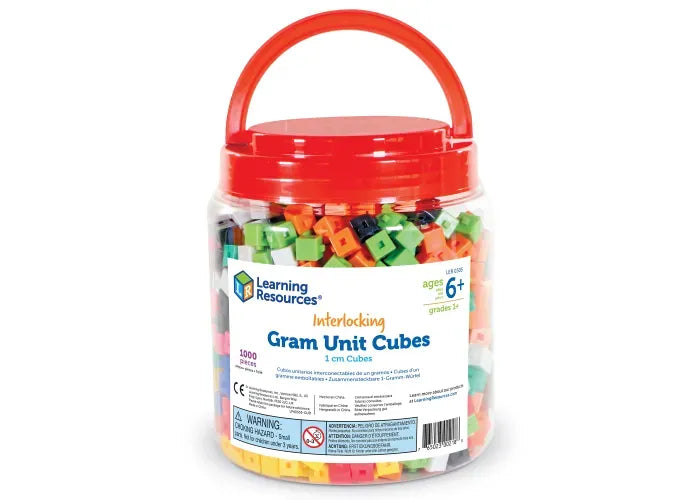 Learning Resources Interlocking Centimeter Cubes, Set of 1000