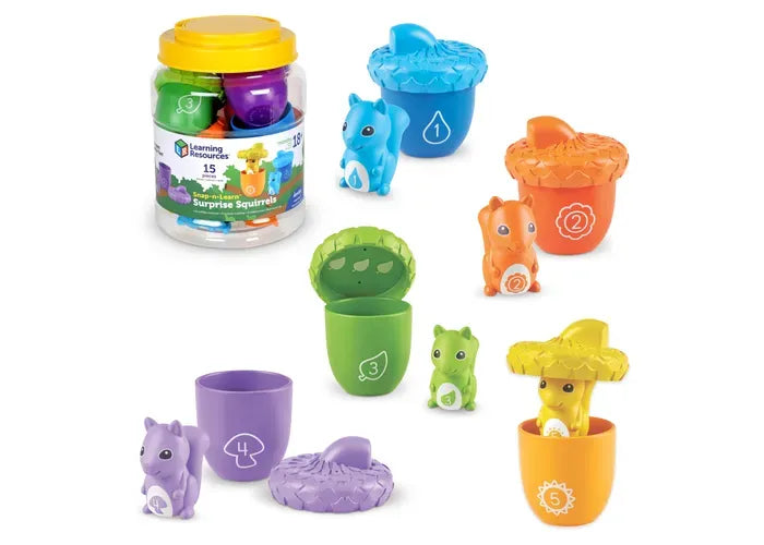 Learning Resources Snap-n-Learn ™ Surprise Squirrels