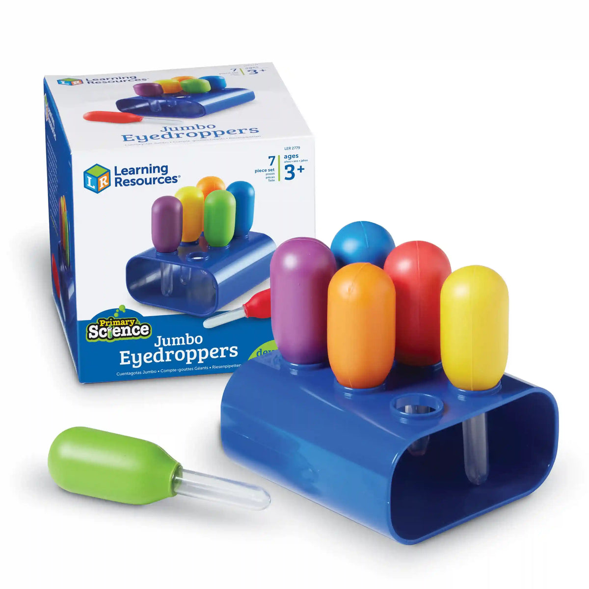 Learning Resources Primary Science ® Jumbo Eyedroppers with Stand