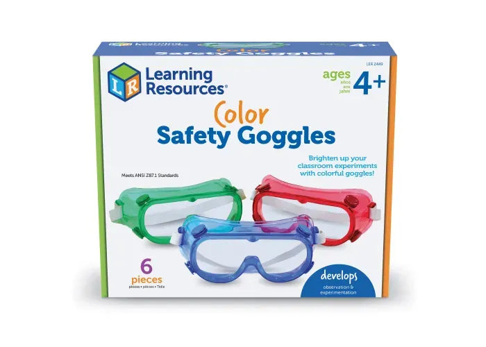 Learning Resources Color Safety Goggles, Set of 6